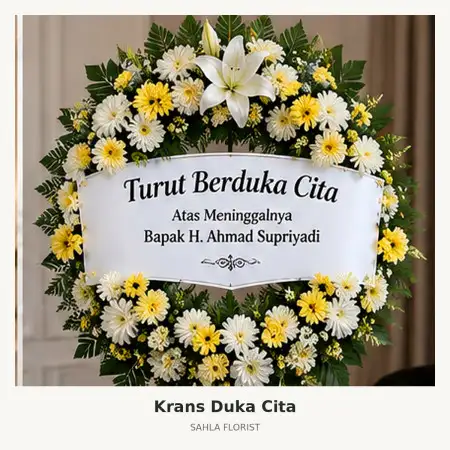 Krans Bunga Duka Mamuju